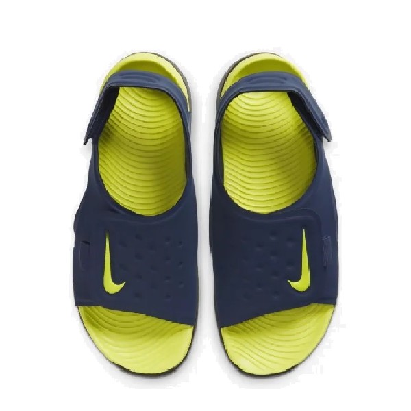Sandália-Nike-Sunray-Adjust-5-Marinho/Limão-/Preto--AJ9076-401