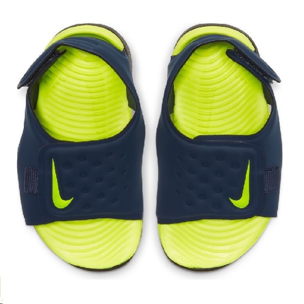 Sandália-Nike-Sunray-Adjust-5-Marinho/Limão/Preto---AJ9077-401