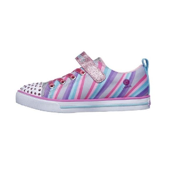 Tênis-Skechers-Twinkle-Sparkle-Lite---Pink/Azul-/Lilas-20275L-GYMT