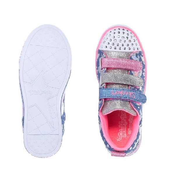 Tênis-Skechers-Twinkle-Sparkle-Lite--Pink/Azul-20274N-LBMT